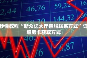 秒懂教程“新众亿大厅客服联系方式”详细房卡获取方式