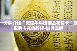 一分钟介绍“微信牛牛链接金花房卡”获取房卡充值教程-哔哩哔哩