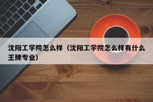 沈阳工学院怎么样（沈阳工学院怎么样有什么王牌专业）