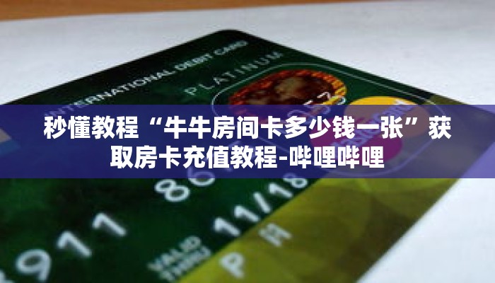 秒懂教程“牛牛房间卡多少钱一张”获取房卡充值教程-哔哩哔哩
