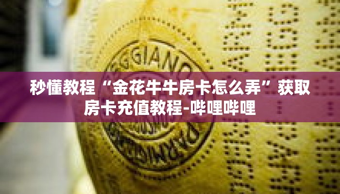 秒懂教程“金花牛牛房卡怎么弄”获取房卡充值教程-哔哩哔哩
