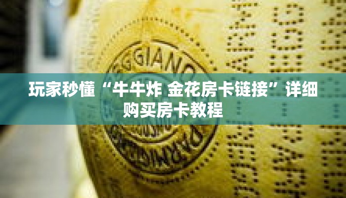 玩家秒懂“牛牛炸 金花房卡链接”详细购买房卡教程