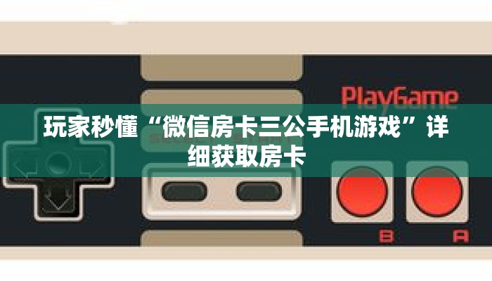 玩家秒懂“微信房卡三公手机游戏”详细获取房卡