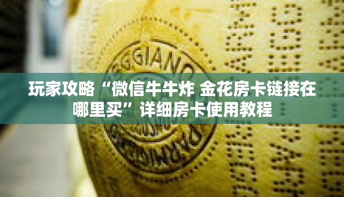 玩家攻略“微信牛牛炸 金花房卡链接在哪里买”详细房卡使用教程