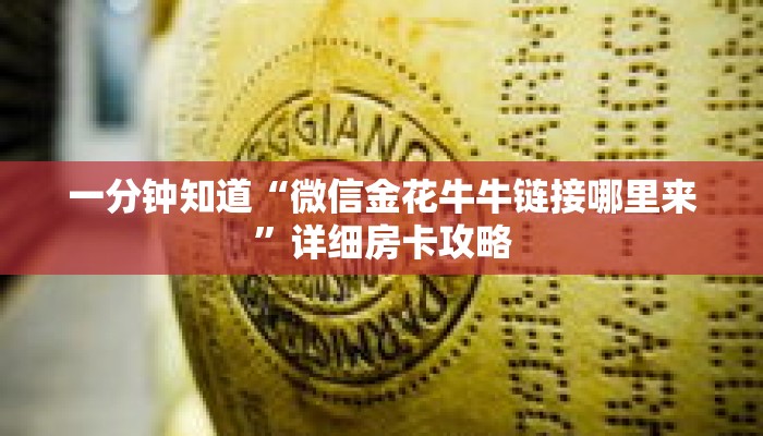 一分钟知道“微信金花牛牛链接哪里来”详细房卡攻略